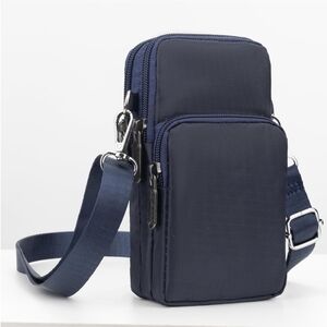 Crossbody Bag Cell Phone Sleeve Concert Venue Bag Adiustable Strap Arm Wrist NWT